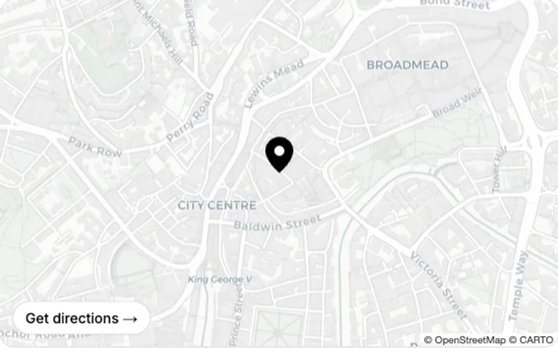Map of 8 Marlow Lane, Stroud GL5 1AS